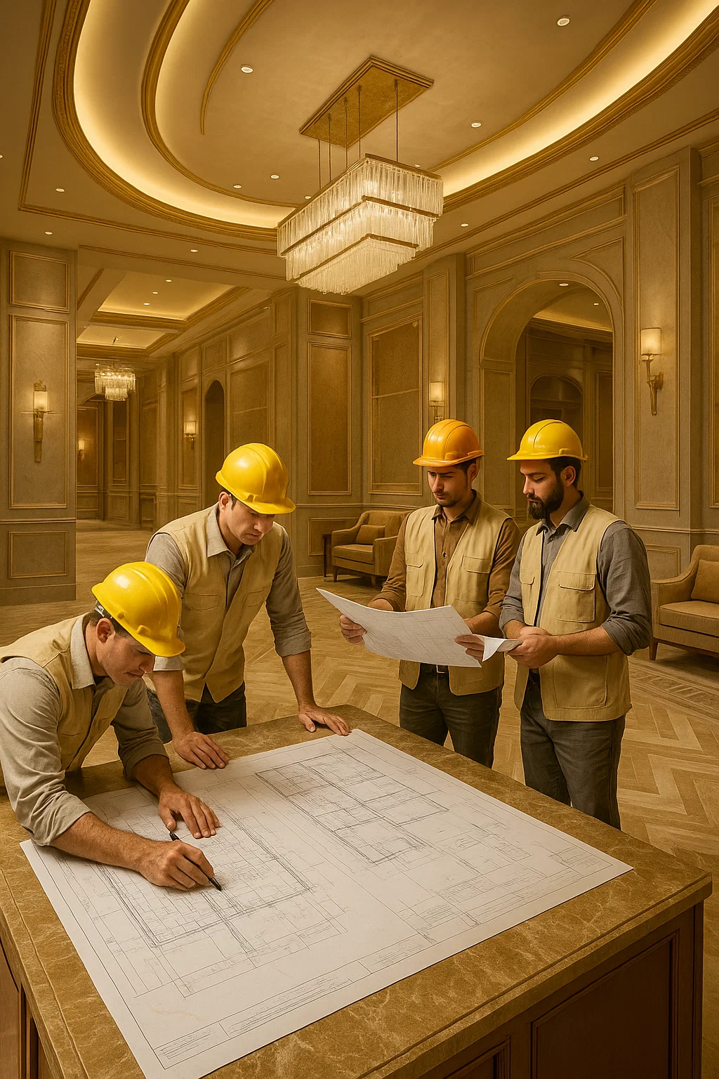  خدمات التشطيب الفندقى